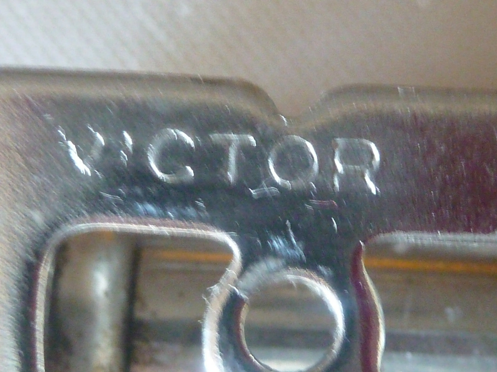 1 ancienne pedale  14/125 velo vintage Victor VP_338L cyclo coté gauche left