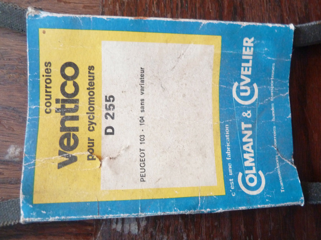 COURROIE VENTICO PEUGEOT D 255 103 / 104 / BELT VENTICO PEUGEOT D 255 103/104