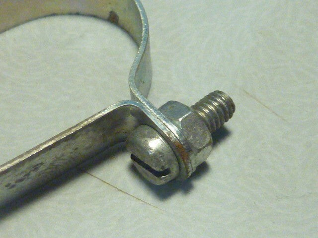 collier avertisseur transval vintage serrage cyclomoteur mob