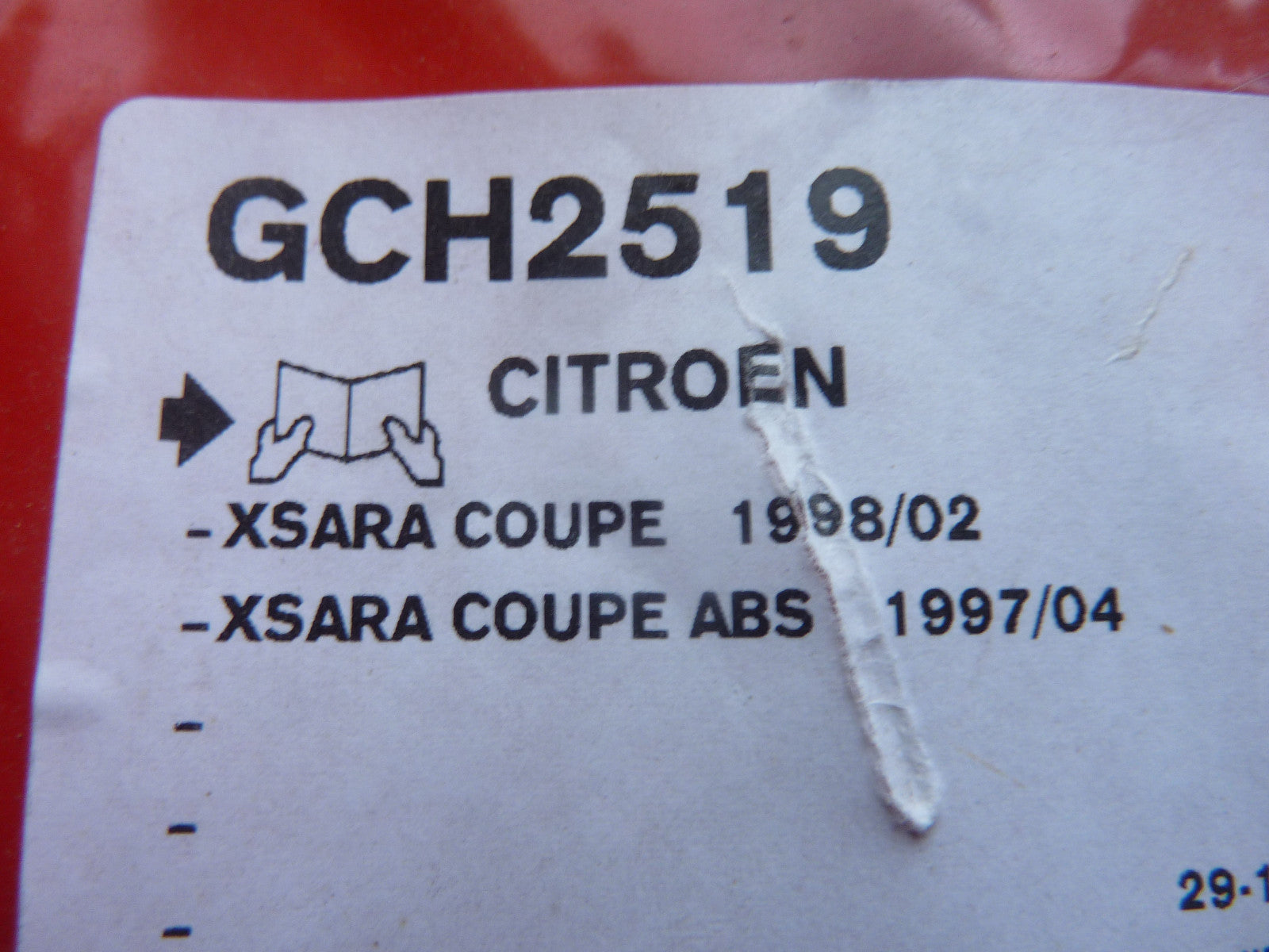 xsara GCH2519 TRW Cable, parking brake Rear Right cable de frein a main