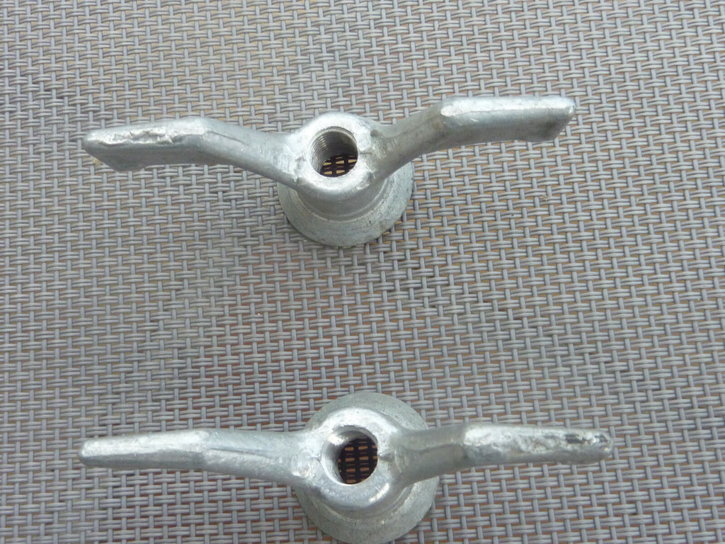 ✨ NOS neu Lot de 2 Écrous Papillon Vélo Ancien – Wing Nuts Vintage – ATAX✨
