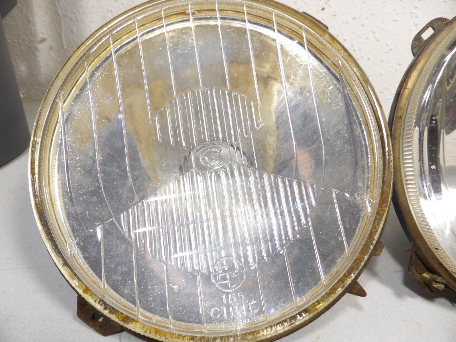 Ancienne Optique De Phare E2 Cibie 155