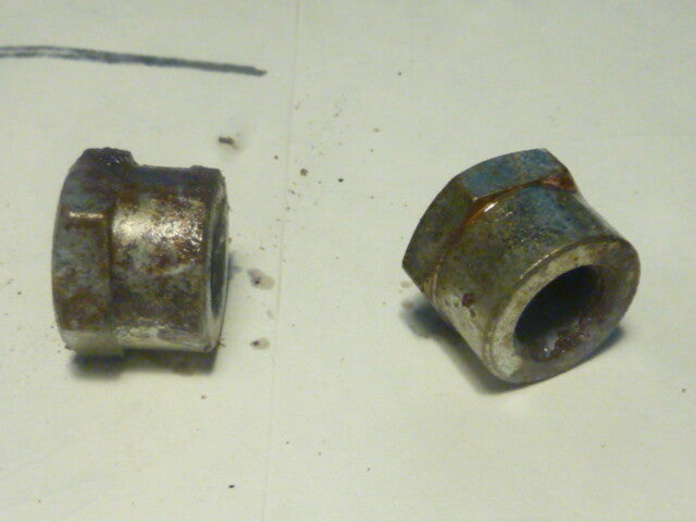 ancien stock ALGI 2 Ecrou d'axes de Roue M11x100 motobecane peugeot   Cyclo MBK