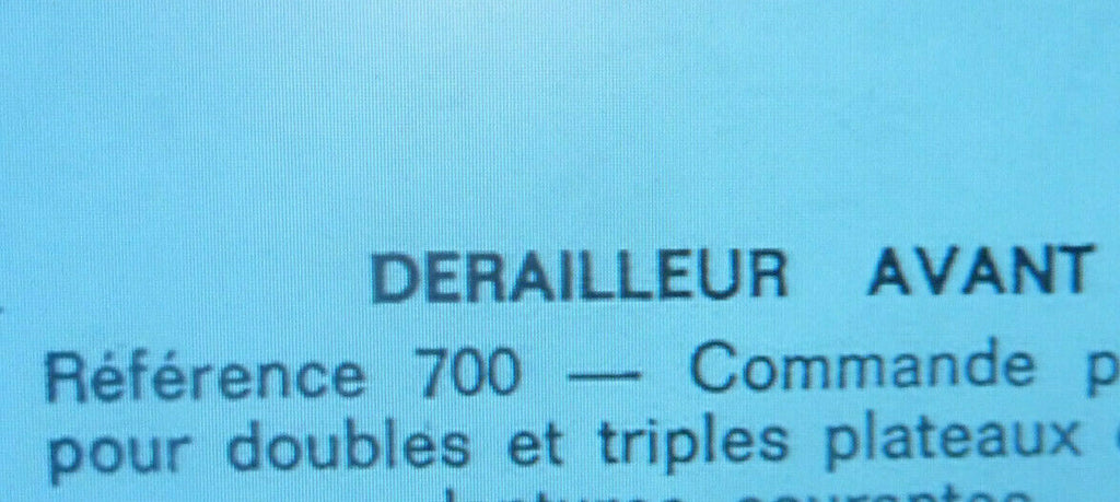 ✨ NOS Rondelle Huret Réf 759 – Dérailleur 700 Avant / 600 – Vintage ✨