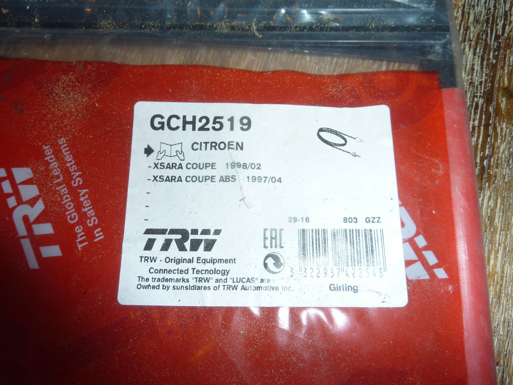xsara GCH2519 TRW Cable, parking brake Rear Right cable de frein a main