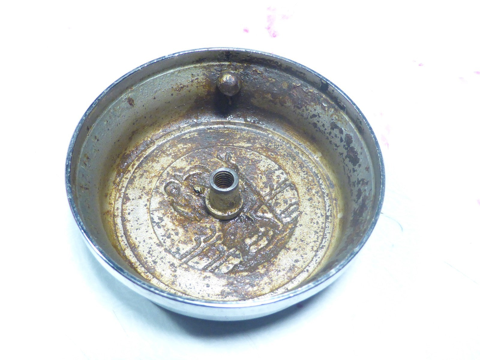 ancienne cloche de Sonnette  vintage timbale timbre Bell cycles saint Christophe