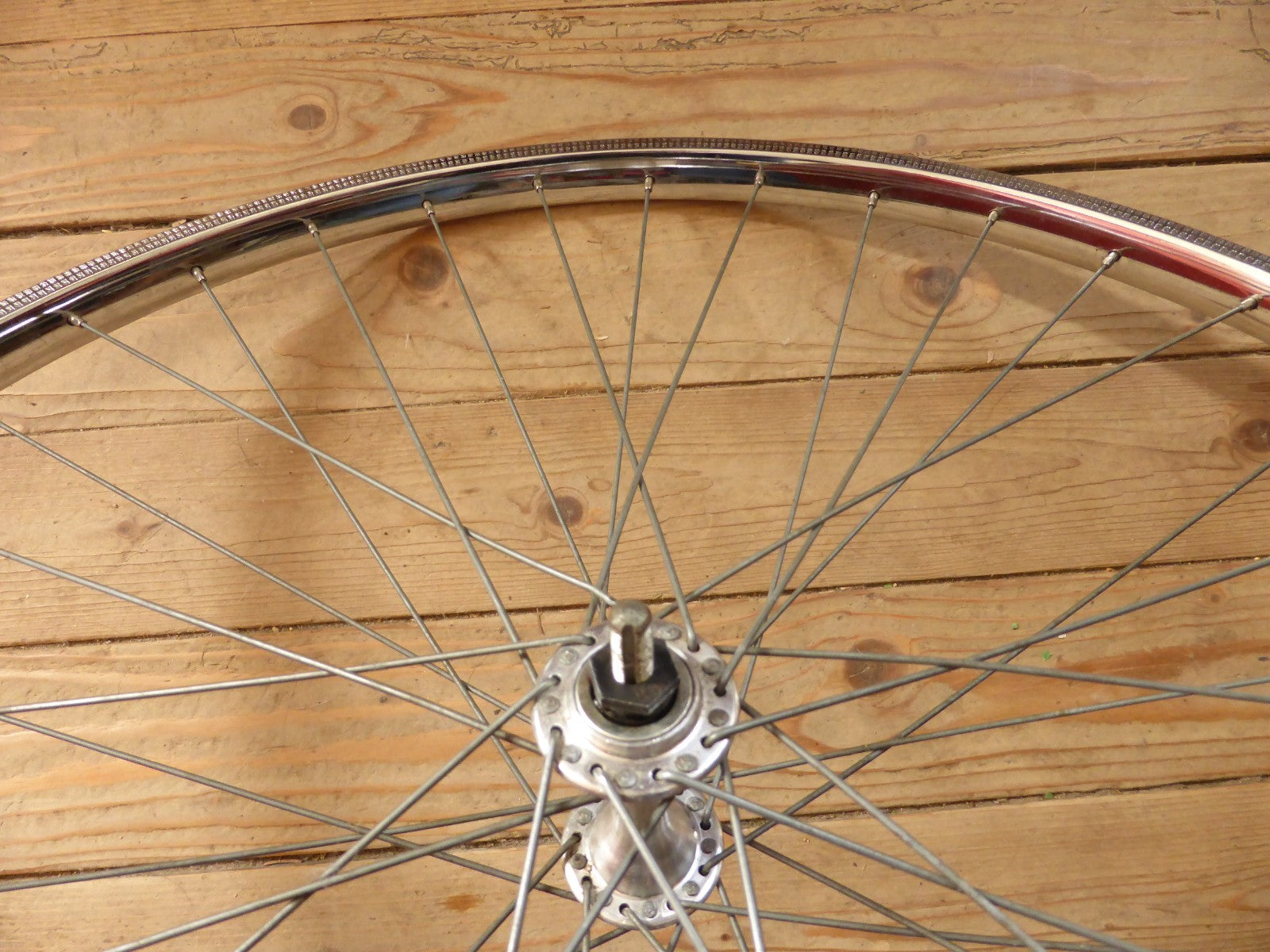 ✨ NOS  Roue Vélo Vintage SAMIR 650B Saminox 1983 – Moyeu Maillard✨
