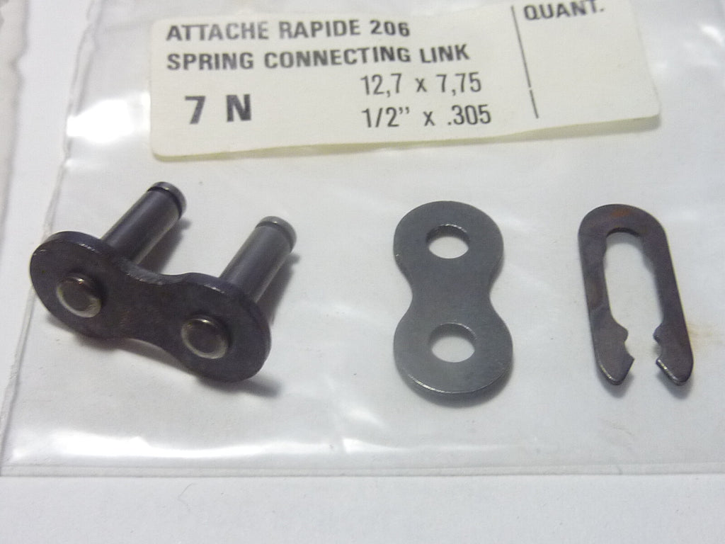 NOS Attache rapide 206 standard chaine 12,7 x 7,75 ou 1/2"x .305 ancien stock 7N