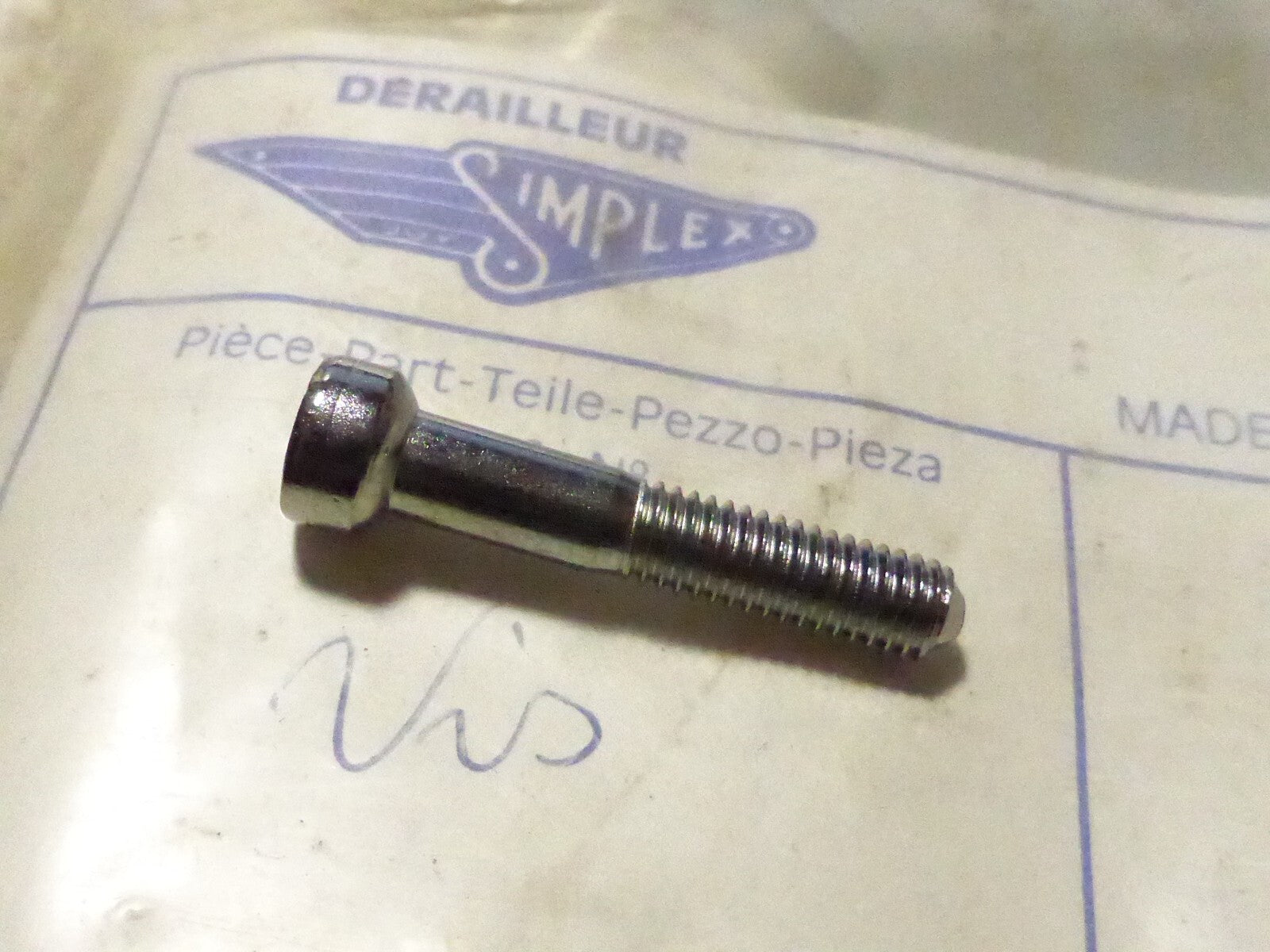 ✨NOS Simplex 4025 – Vis Levier Vitesses Vintage – Pour SXP 4189 / SXPL 4191✨
