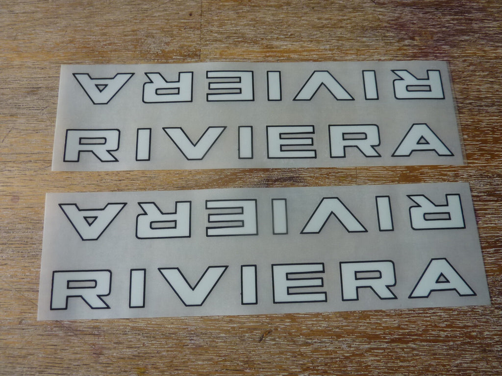 RIVIERA 2 Vintage Stickers bike decal / autocollant velo eroica