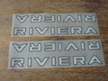 RIVIERA 2 Vintage Stickers bike decal / autocollant velo eroica