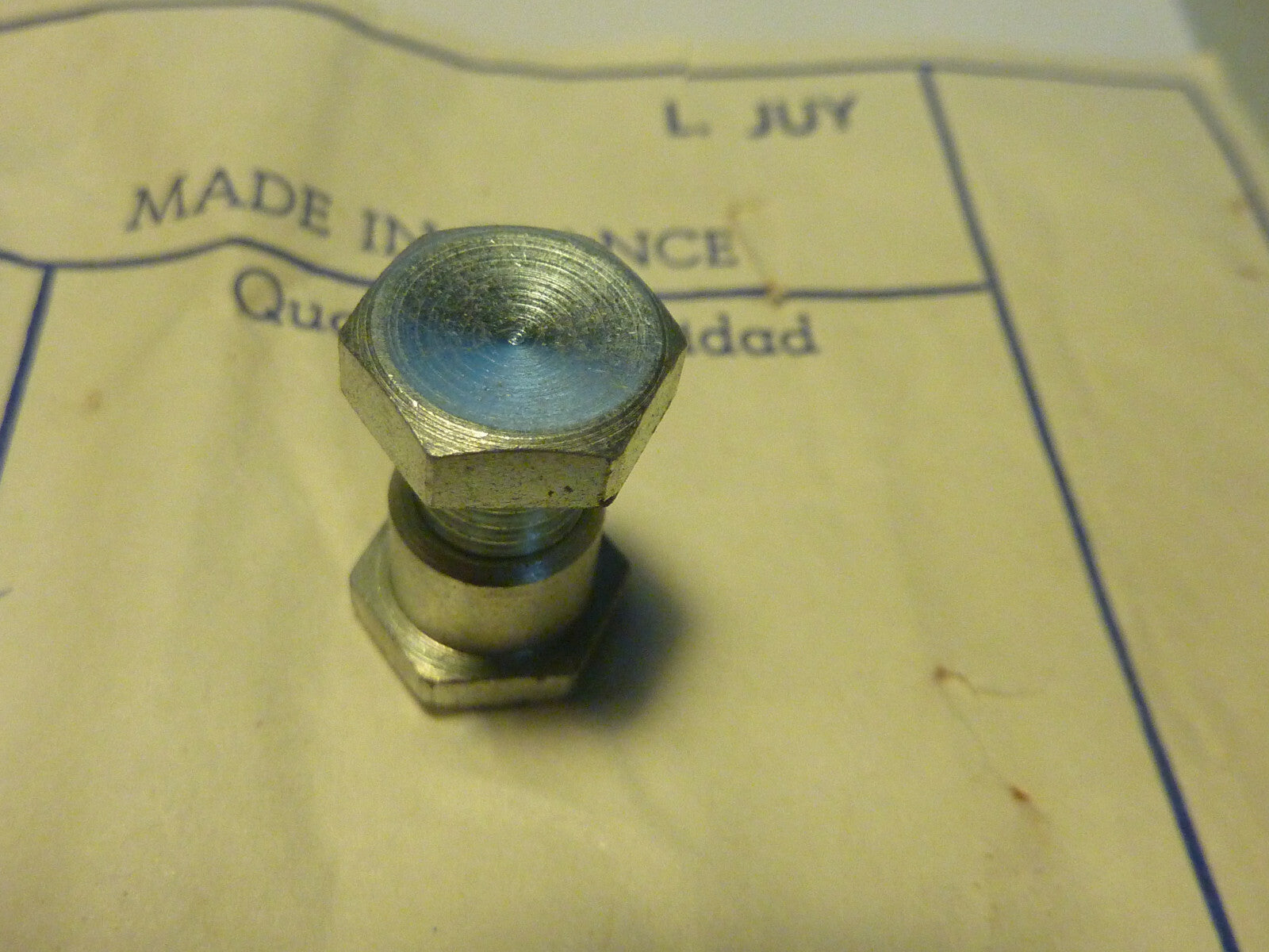 NOS SIMPLEX # 995-996 boulon cheminéé pedalier velo vintage crankset screw