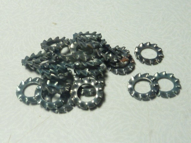 ✨ Lot de 50 rondelles éventail crantées – Ø5 mm / Ø9 mm – Ancien stock (NOS)✨