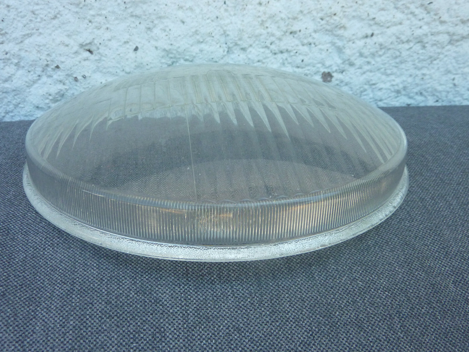 NOS VERRE DE PHARE BOMBE EUROCOD DUCELLIER 158 /416 PEUGEOT DIAMETRE 183mm