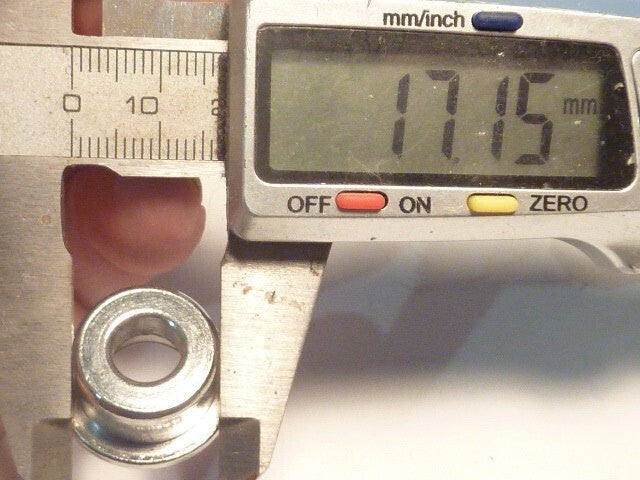 2 bague du haut de potence vtt vtc vintage stem chromé