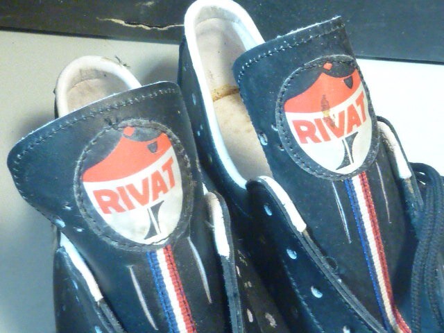 Chaussures de cyclisme ancienne  vintage  - RIVAT  - T39 model 57/0 PRO