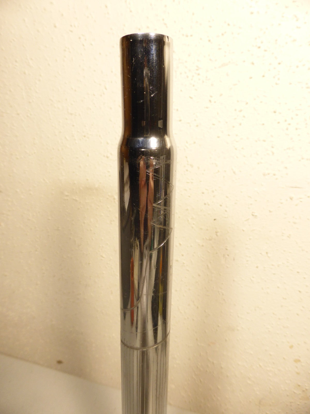 NOS tige tube de selle  26 mm vintage acier chromé 350 gr ANCIEN STOCK L300 mm
