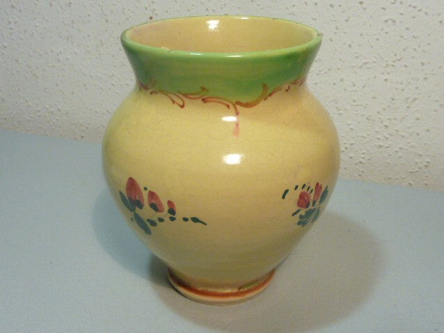 Vase numéroté céramique faïence made in Italy