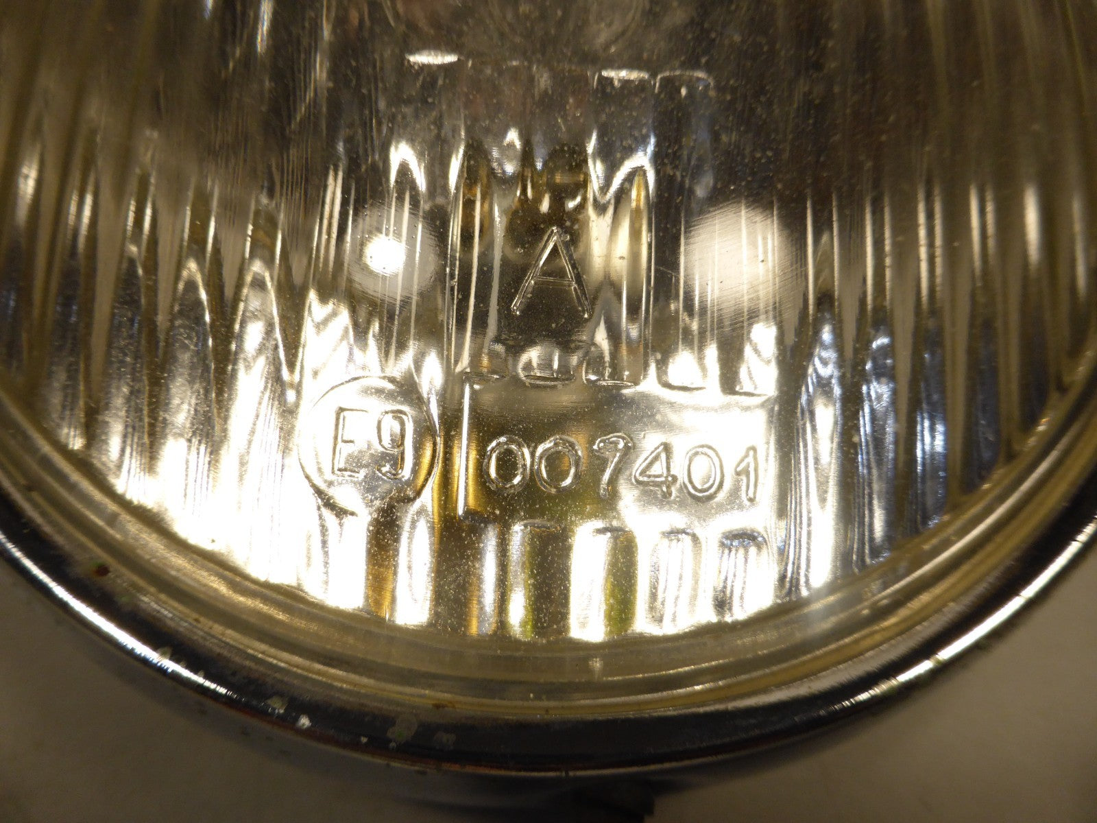 ✨ Ancien  phare rond chromé Ø 142   Motobecane  PEUGEOT   cyclomoteur mobylette✨