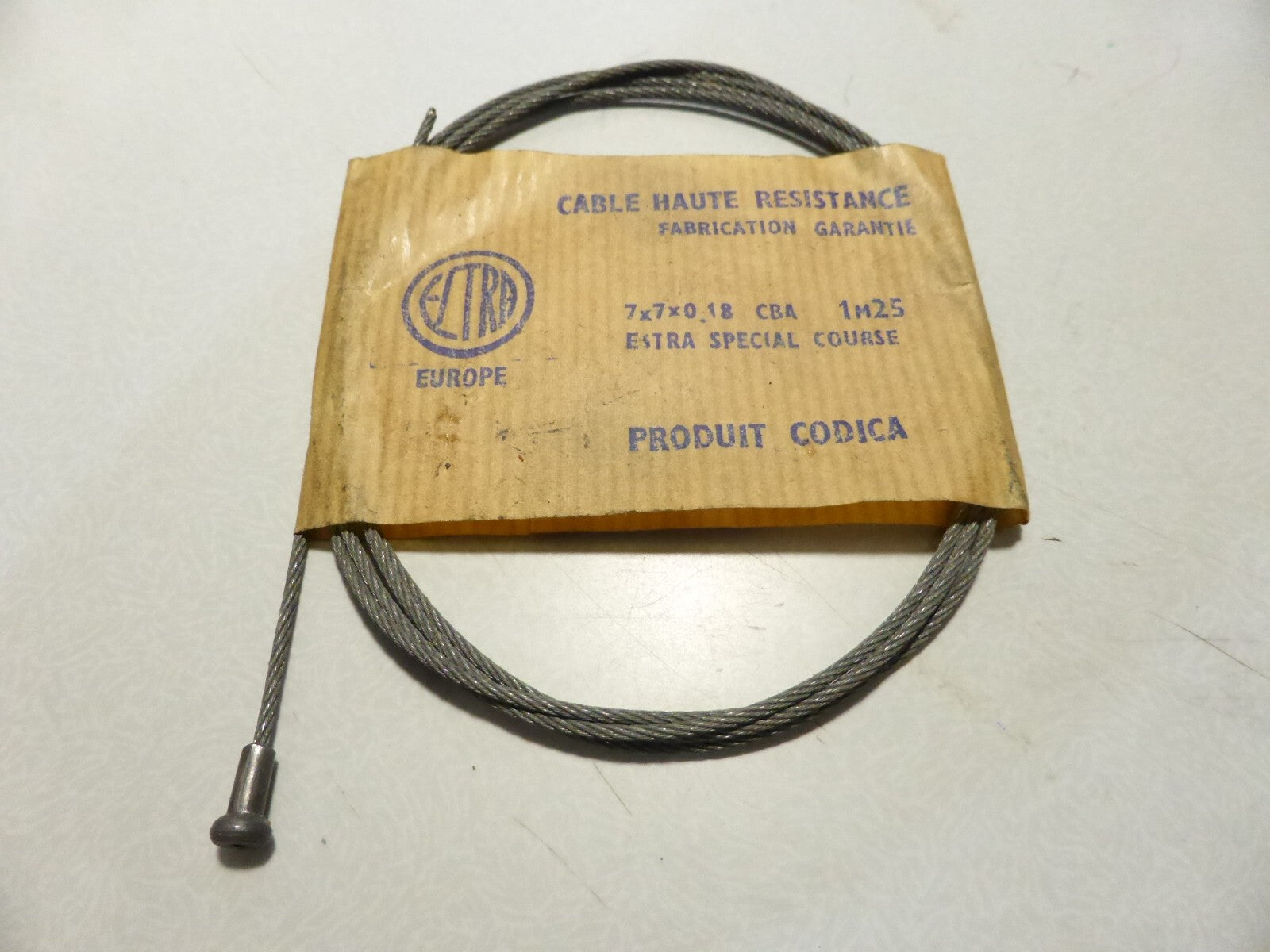 Câble Acier de Frein Vintage pour Vélo 1.25 M ELTRA vintage
