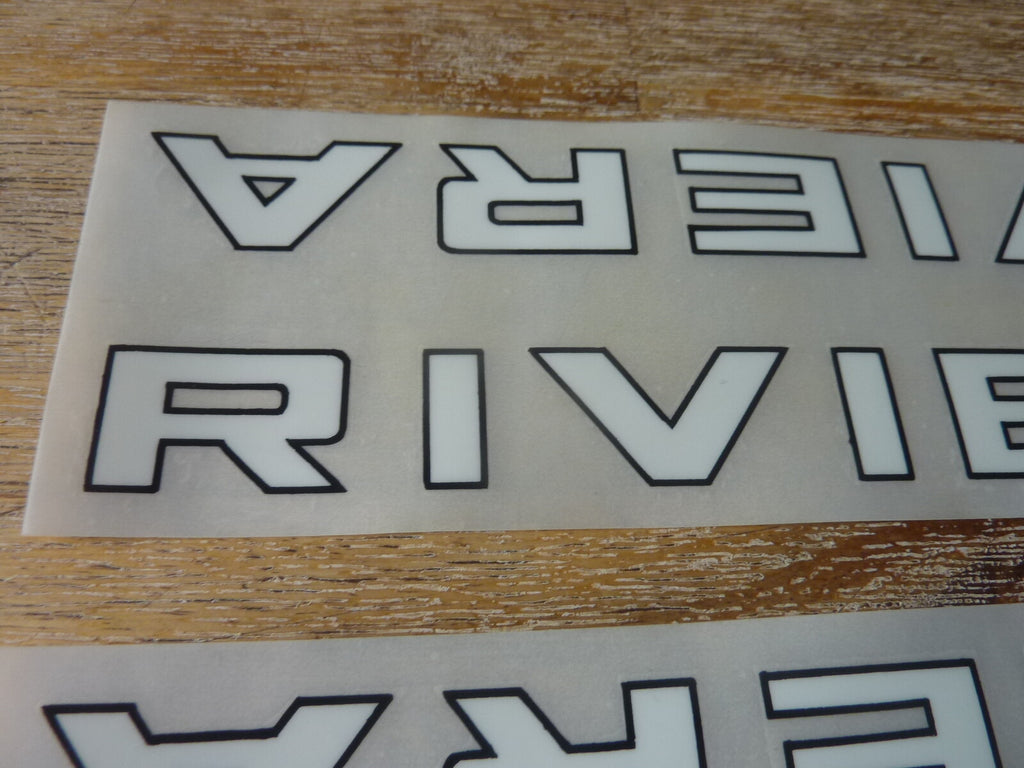 RIVIERA 2 Vintage Stickers bike decal / autocollant velo eroica