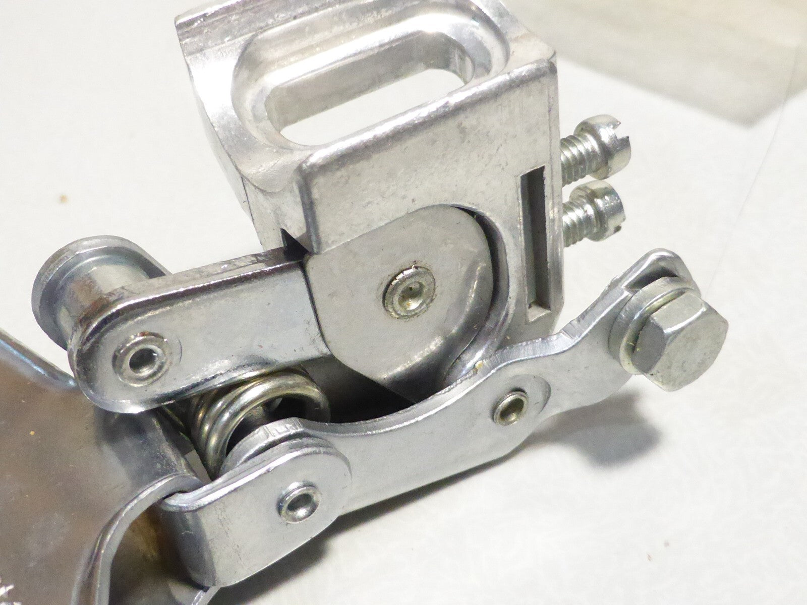 NOS SIMPLEX SJ A222 FRONT DERAILLEUR DOUBLE VINTAGE MADE IN FRANCE 101gr