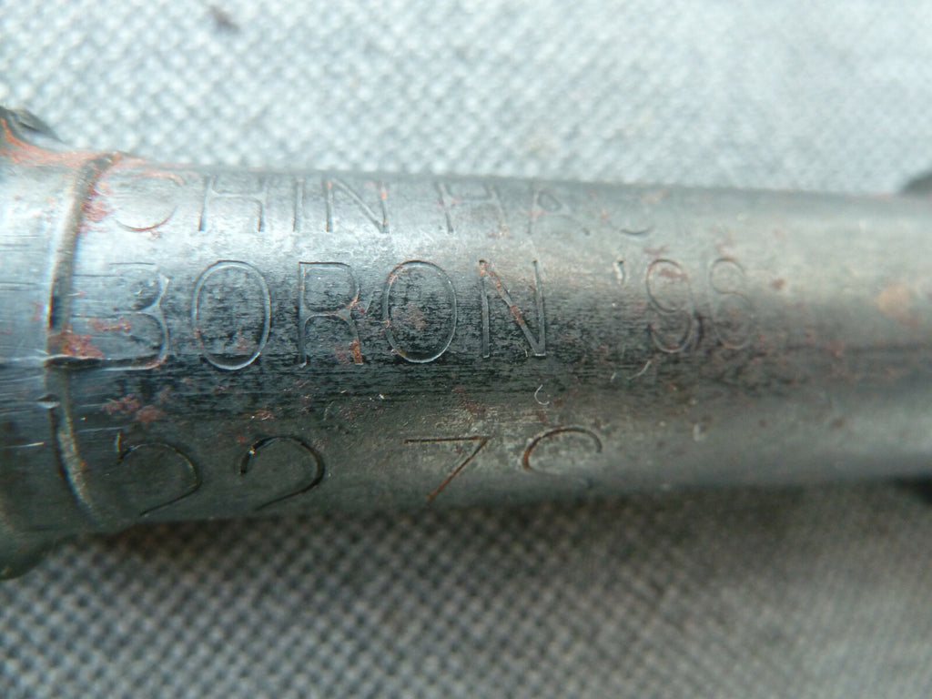 ancien vintage AXE PEDALIER  CHIN HOUR Boron bottom bracket axle 123 mm eroica
