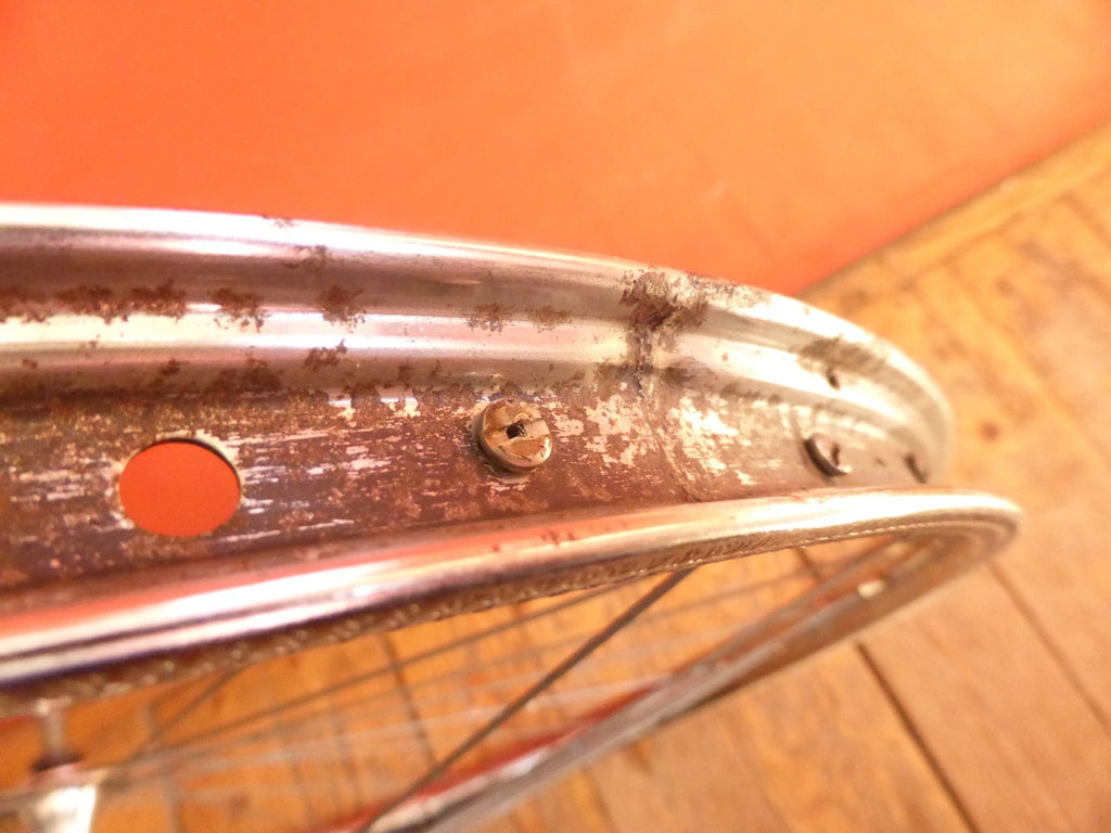 ✨ NOS  Roue avant Vélo Vintage SAMIR 650B Saminox 1982 – Moyeu Maillard✨