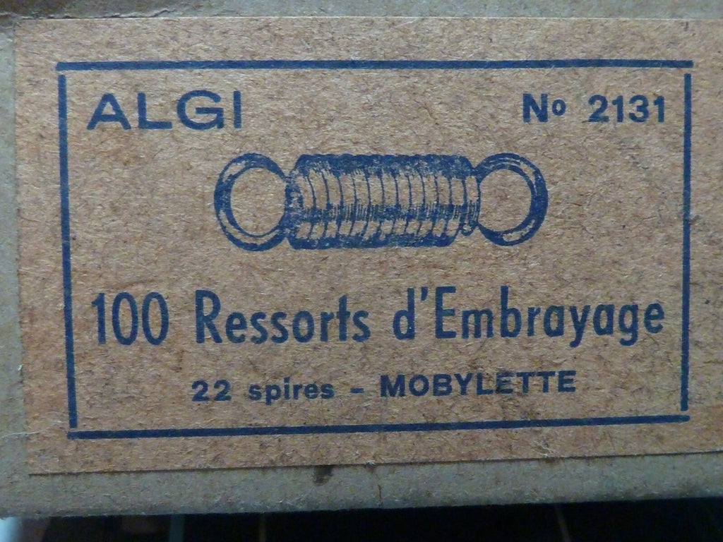 ✨ ALGI 2 Anciens Ressorts d’Embrayage 22 Spires Mobylette Motobécane NOS ✨
