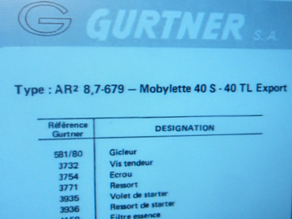 ✨ NOS Lot de 10 joints / rondelles pour carburateur Gurtner 14025 Ancien stock✨