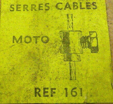 ✨ NOS neu 1 ancien stock Serre câble de frein  velo cyclo moto vintage 11x8 mm✨
