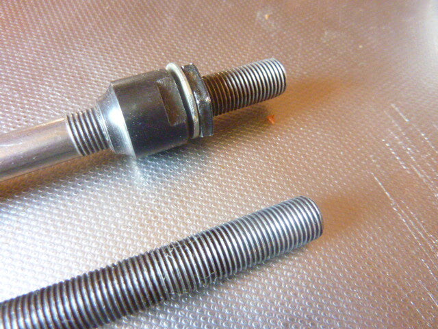 NOS vintage 2 axe moyeux roue 9.5 mm L 149 mm L 145