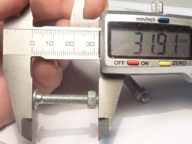 ✨ Ancien stock / NOS –  2 vis Algi – M5 x 30 mm Tête ronde à méplat avec collet