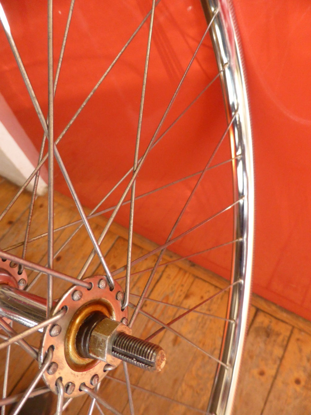 ✨ NOS  Roue Vélo Vintage SAMIR 650B Saminox 1982 – 36 rayons Peugeot Motobecane✨