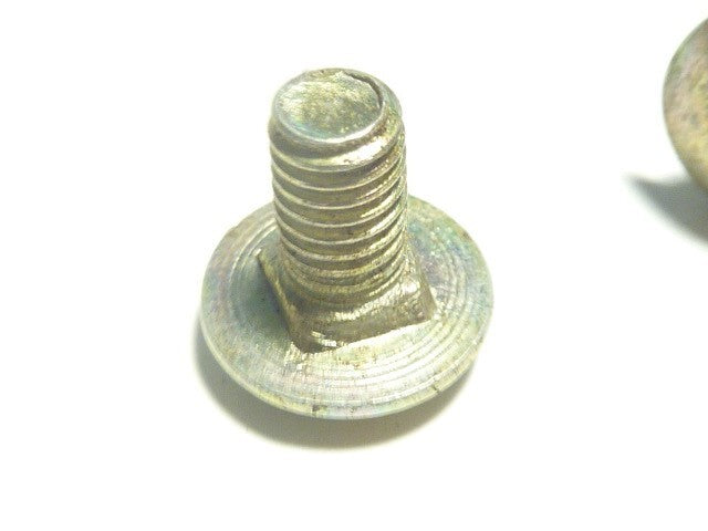 NOS 7 tète ronde bombé méplat  vis bolt screw acier  boulon vintage
