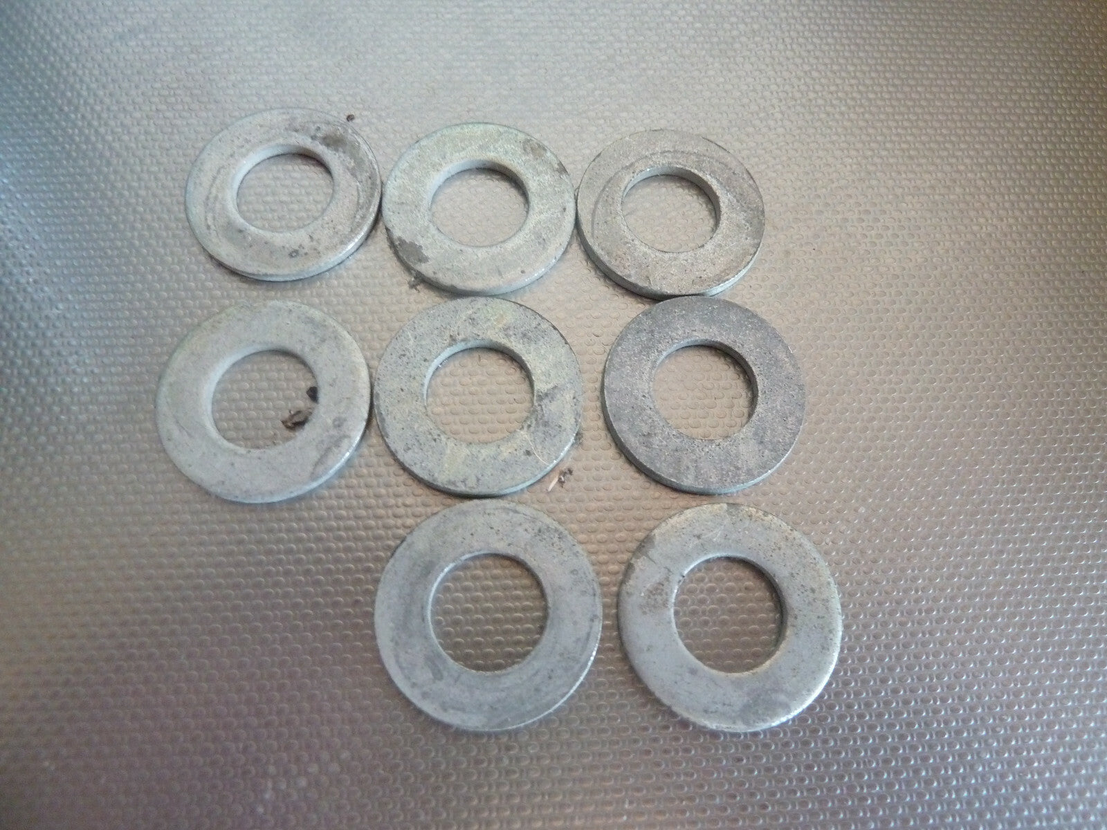 Lot  8 Rondelle Plate En Acier  Diam 12x24  Ancien stock