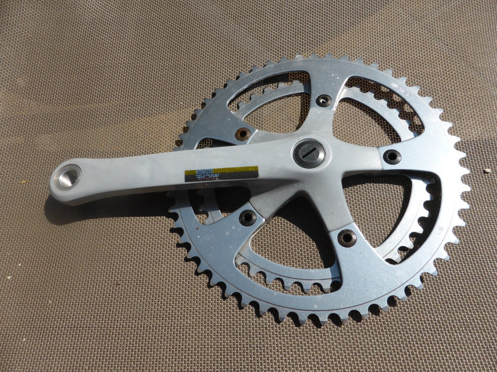 NOS Miche Monolithic Bicycle Crankset Double chainring 52-42