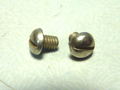 ✨ NOS Lot 2 Mini Vis Tête Ronde Bombée – Simplex – Bolt Screw Acier – Vintage✨