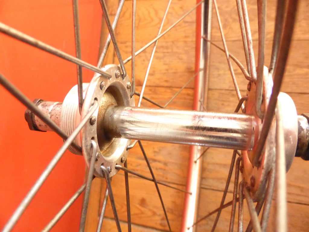 ✨ NOS Roue arrière velo vintage 700C (622) – SAMIR SAMINOX 1984 ✨