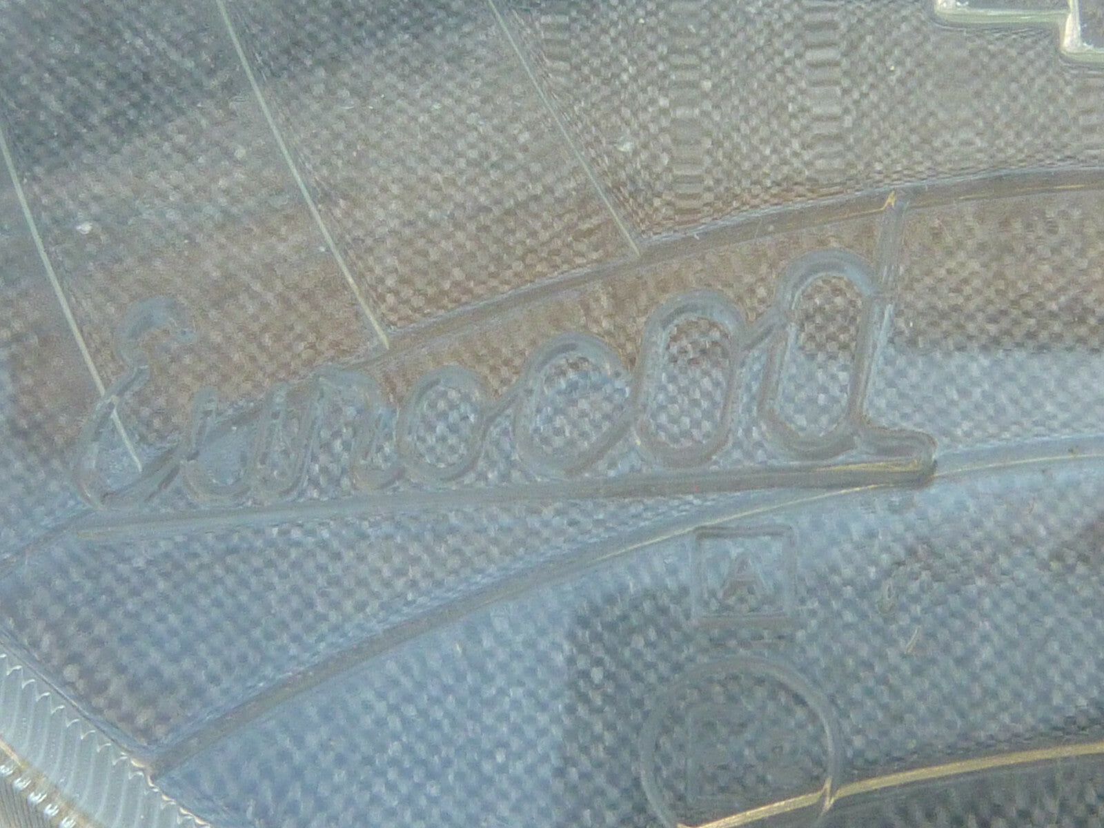 NOS VERRE DE PHARE BOMBE EUROCOD DUCELLIER 158 /416 PEUGEOT DIAMETRE 183mm