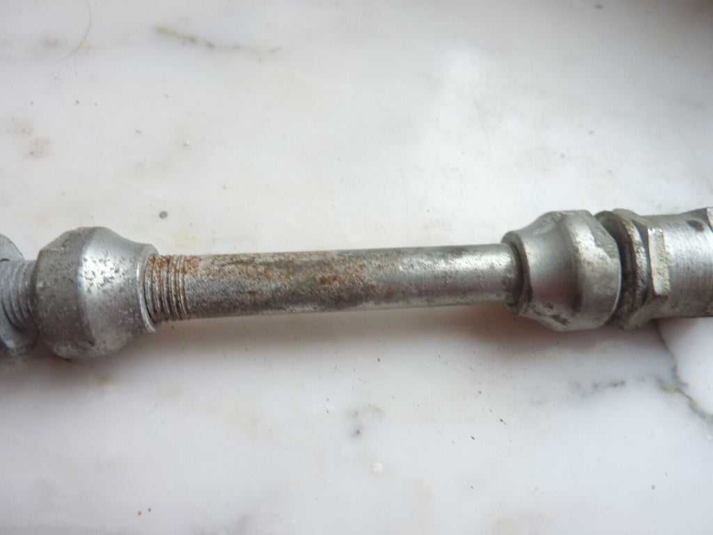 ✨ NOS neu ancien axe de roue velo cyclomoteur solex 9,5x163 mm vintage✨