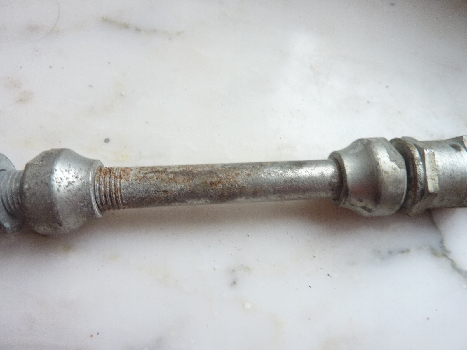 ✨ NOS neu ancien axe de roue velo cyclomoteur solex 9,5x163 mm vintage✨