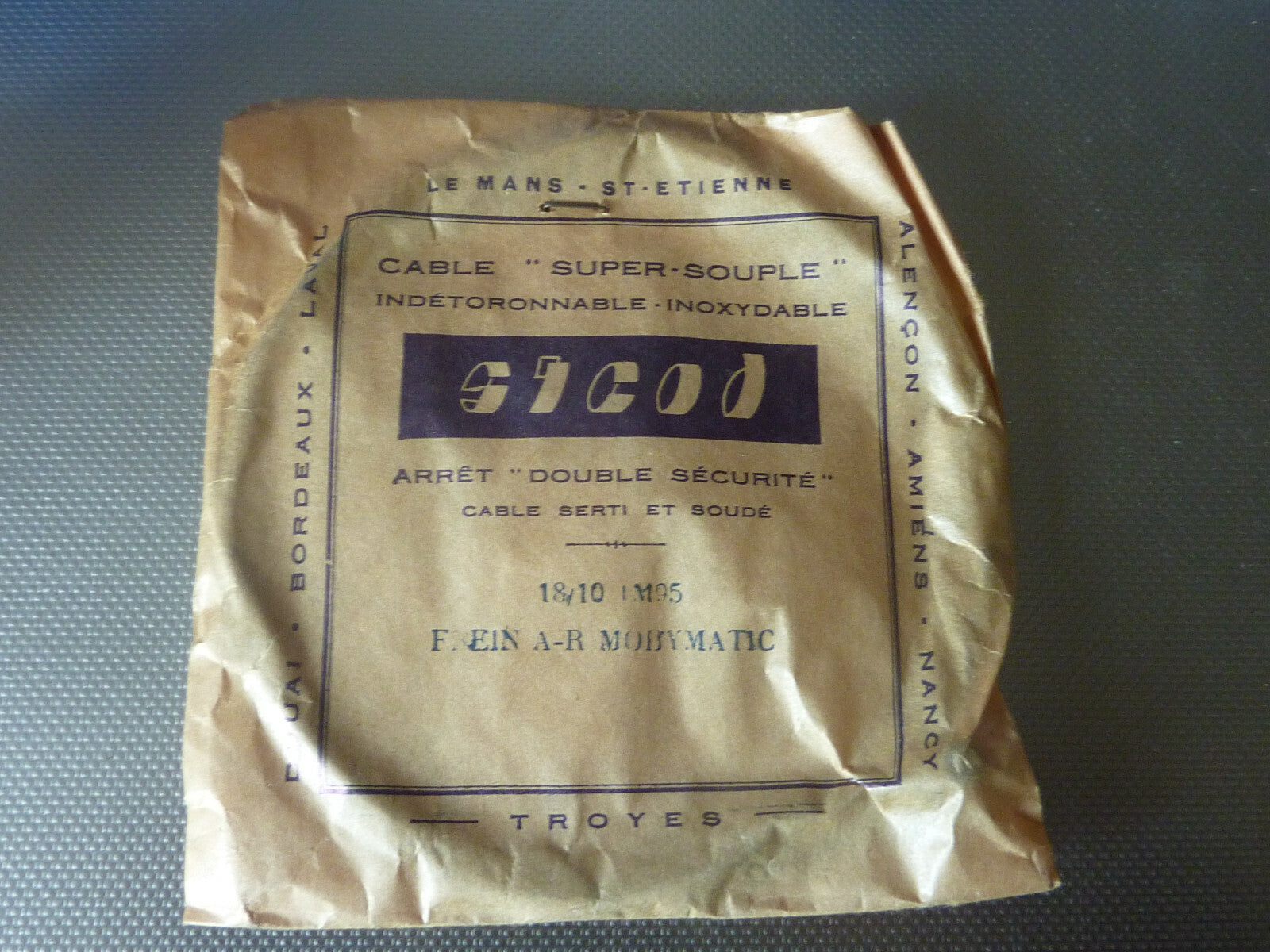 ancien Câble frein AR Mobymatic 18/10 neuf