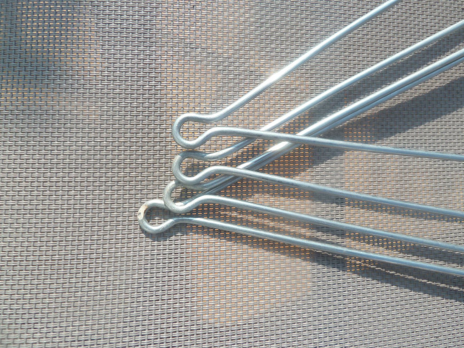 4 tringles de garde boue 310 mm Ø 2.9 mm acier vélo vintage