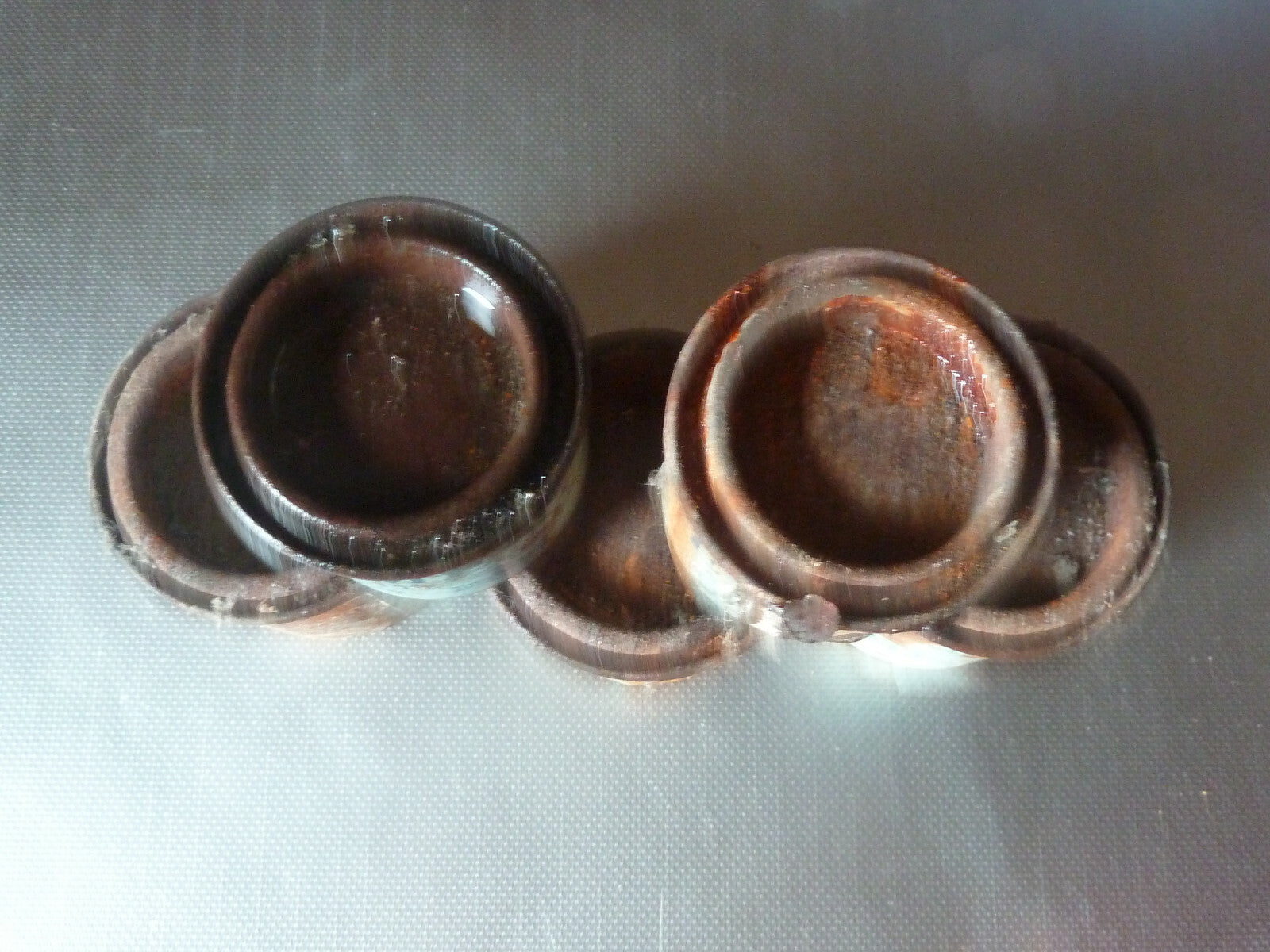 5 Ancienne Boite Metal Tole Réparation Vélo DISSOPLAST Cycle Bike Repair gomme