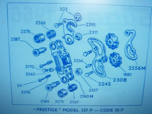 1 Vintage Simplex  ressort 2566 pour derailleur prestige 537 spring  NOS