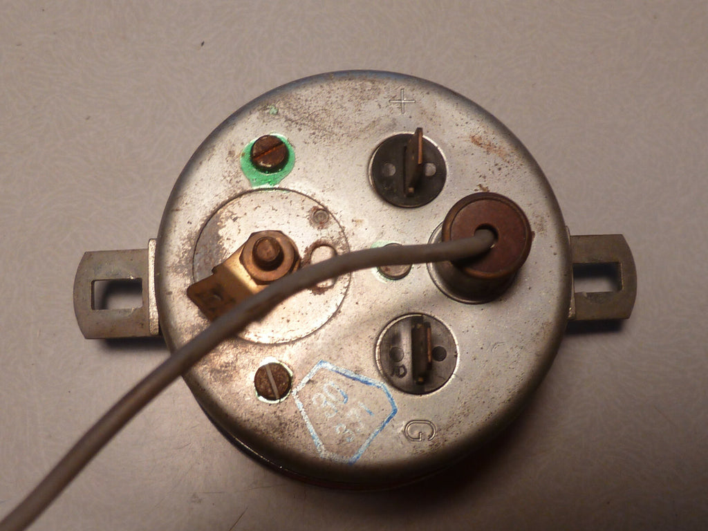 Oldtimer Chrom VDO Öldruckanzeige kg/cm² Dm: 6 cm 350.251/44/6 12 V | 03/71