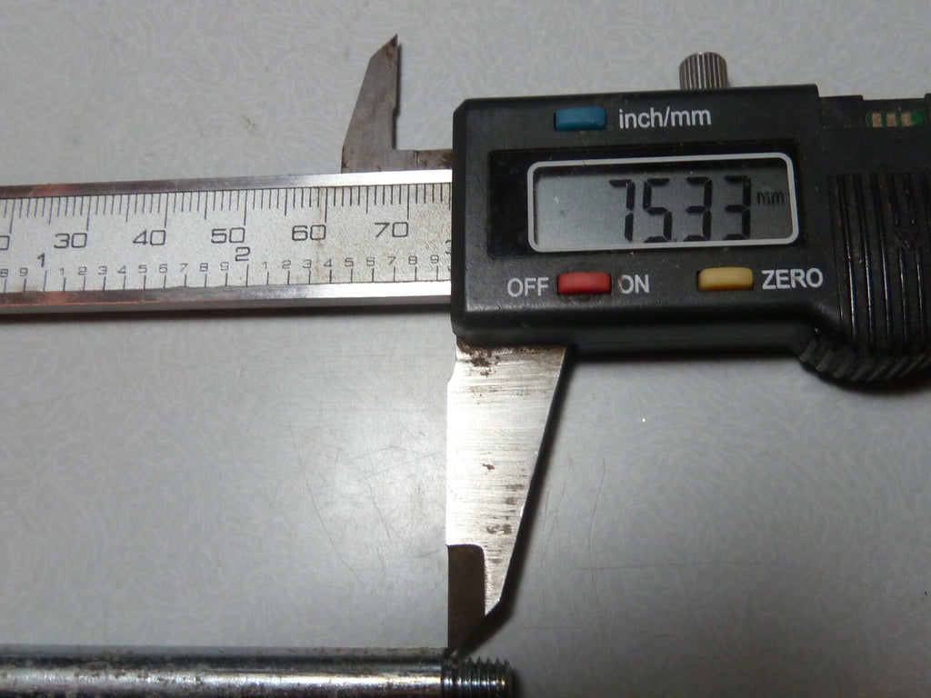 NOS Goujon   ancien stock 85x8mm axe de suspension
