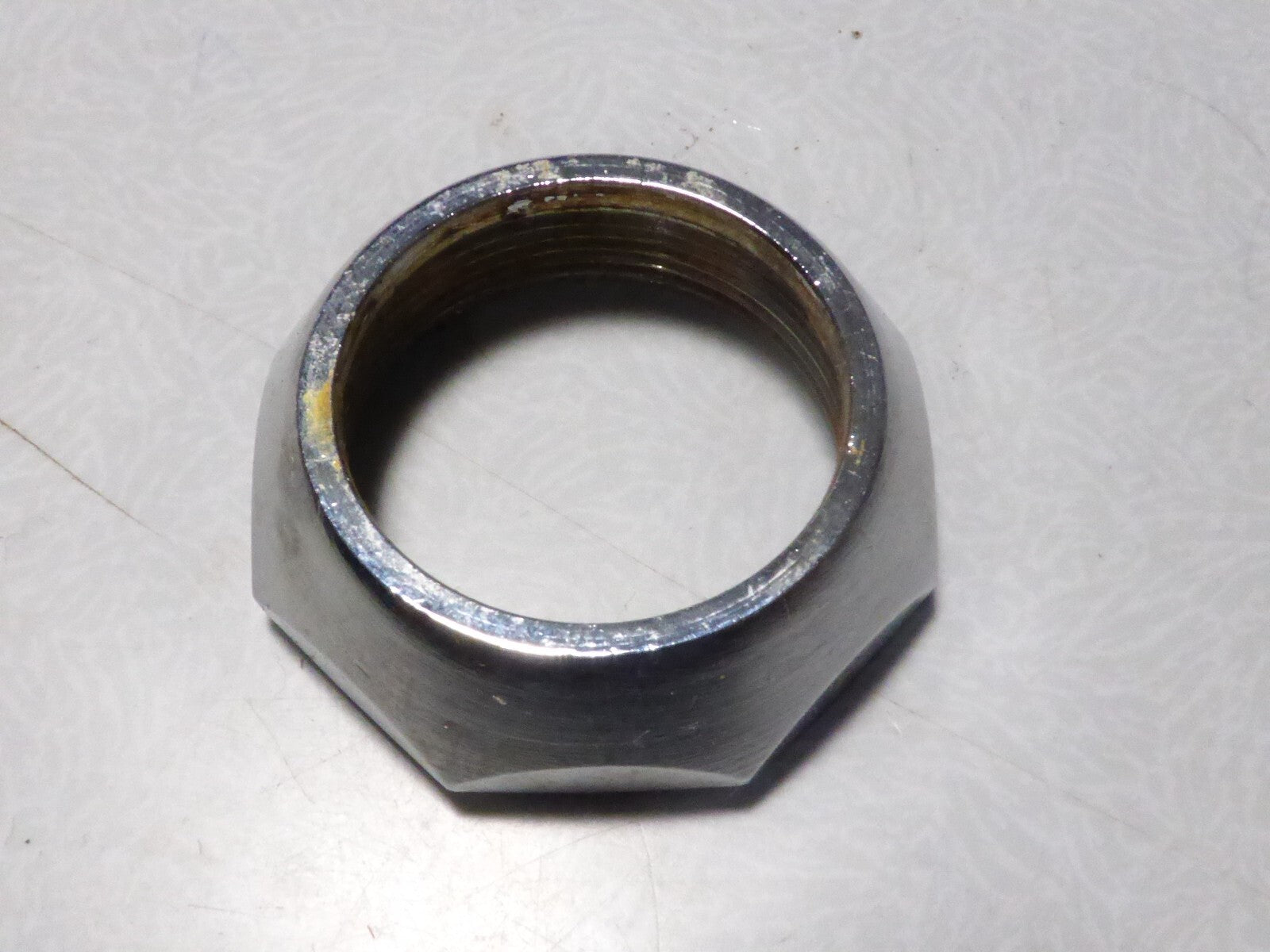 ✨ NOS contre-écrou chromé 1" (25.4 mm) – haut de fourche – vélo vintage ✨