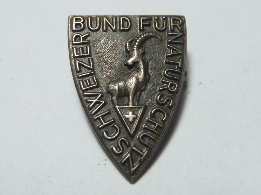 PINS BADGE Argent PIN SCHWEIZER BUND FUR NATURSCHUTZ
